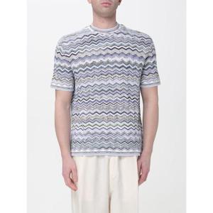 미소니 반팔 티셔츠 US26SL0JBK01HR SM9YV Blue