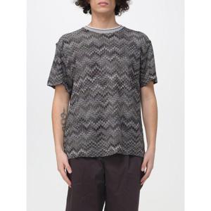 미소니 반팔 티셔츠 US26SL06BR014N S80EK Brown