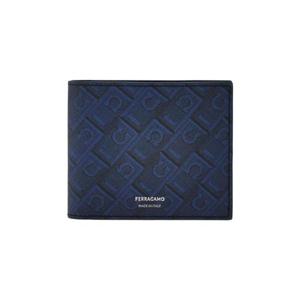 페라가모 모노그램 월렛 다크 블루 네이비 블랙 661582-791192