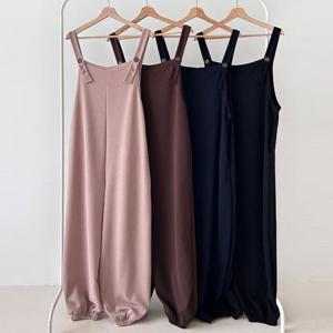 나야홍 / 빅사이즈바지 X149L601 조절단추조거점프슈트 AR