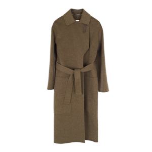 [엘러브]에르메스 캐시미어 롱더블코트 32 베르트툰드라 6HA0168