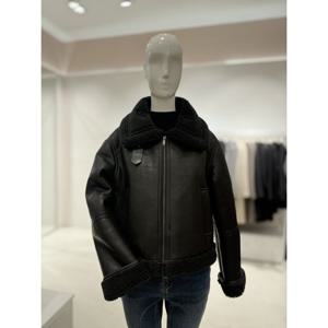 [숲]오버핏 하이넥 인조 무스탕  SBBMU301S