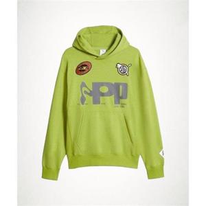 푸마 푸마 퍽스앤미니 그래픽 후드 티셔츠 - 라이트 그린 622677-78 1537112