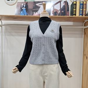 [레코브]자수꽈배기베스트LC31F3KV502XGY