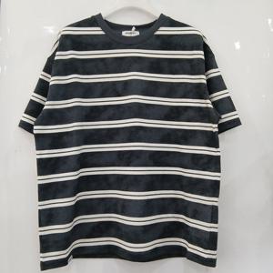 [에꼴리에][모다부평]5부 빈티지 워싱 스트라이프티/26B5432CH_B