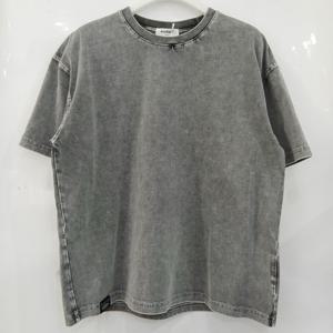 [에꼴리에][모다부평]5부 루즈핏 스톤 워싱티/26B5433GY_BP