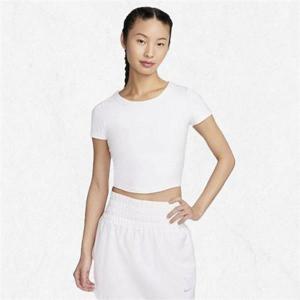 나이키 우먼스 원 피티드 드라이 핏 반팔 크롭 탑 FN2805-100 2390300