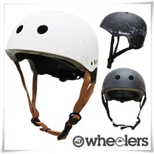 휠러스 스케이트보드 하드 헬멧- 화이트(사이즈조절)
