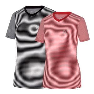 비티알 BTR 여성 골프웨어 여름 반팔 브이넥 티셔츠