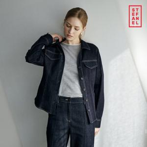 스테파넬 26SS 스티치 데님 셔츠 자켓[런칭 가격79,900원]