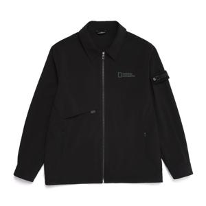 내셔널지오그래픽 N222MJP830 에어글로우 여름 집업 점퍼 BLACK