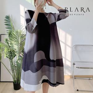 플라라 (88까지)하모니배색플리츠원피스_PK2SOP018C