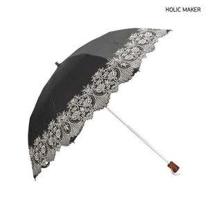 홀릭메이커 여자 양산 HODR008 레이스 수동 UV코팅