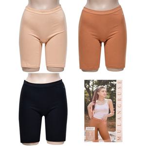 Y존 편안한 면스판 마이롱 5부 여성 드로즈 3매입 팬티 0078sr