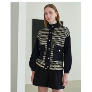 [르니앤맥코이(여성)]하우즈투스체크 하이넥집업점퍼 (ML02KJ720HJX)