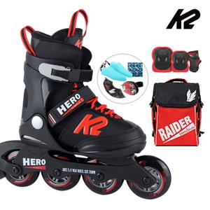 K2 아동 인라인스케이트 히어로 보이 인라인+가방+보호대+건조기