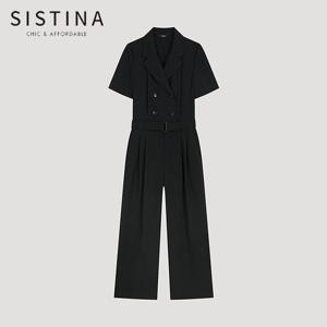 [SISTINA] 인기 포멀 더블 버튼 점프수트_AWWOPO21030_BK