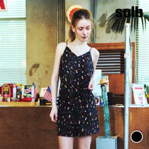 [솔브] 스프링 플라워 슬립&쇼츠 세트(SEVE109S)