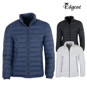 엣지애 남성 롱지퍼 블랙 경량 패딩 MCOWS7710WR2