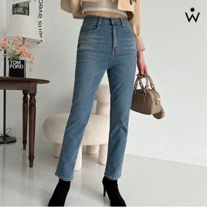 데일리 슬림 일자핏 베이직 데님 팬츠 (WIACPT026)