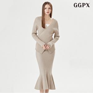 [GGPX]골지 니트 스커트 셋업 (GOCOW023D)