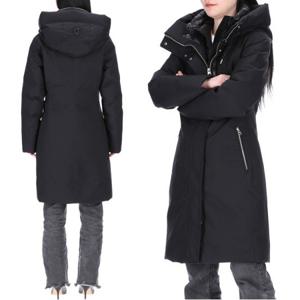 [맥케이지] 샤일로 로고 SHILOH NF BLACK 여성 패딩 파카 다운패딩