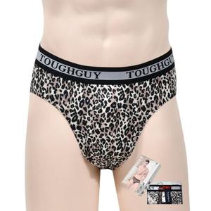 맨맨 호피 패턴 입체라인 남성 삼각 팬티 3매입 남자