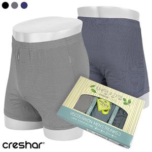 크레샤르 남성 쿨 인견 트렁크 팬티 3매입 2113
