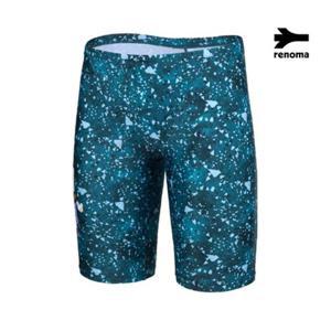 [레노마수영복]남성 실내 와펜 4부 수영복 다크그린 RN-MF2E805-DN