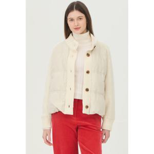 [베네통]니트배색 하이넥 구스 패딩BAPD50461