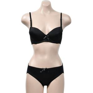 자유롭고 편안한 노와이어 몰드 A컵 브라팬티 심플