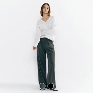 [지오다노/본사] 415504 노정의 와이드 투턱 슬랙스