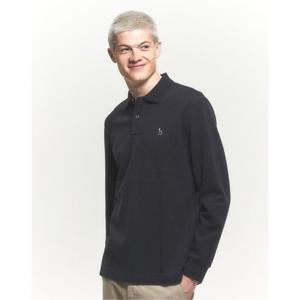 [헤지스] 차콜 긴팔 피케 카라 티셔츠(HZTS4D431CG)