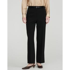 닥스 여성 25SS  SET와이드블랙 폴리혼방 슬랙스&벨트 DLPA5A102BK