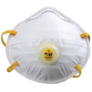 크린탑 안면부 여과식 방진마스크 C450V(1급 2스텝) 20EA