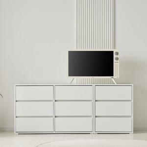 [더젠] 센츠1800 와이드 서랍장세트1(1200 6단, 600 3단)(EO등급