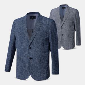 [아즈바이]남성 여름 쿨 보카시 콤비 자켓 마이 YCO05 중년