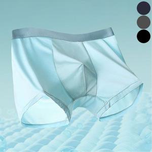 남자 여름 시원한 속옷 심리스 팬티 아이스 사각팬티