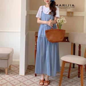 [마리지아][MARIJIA] 캉캉 체크 뷔스티에 원피스_MOPB28005