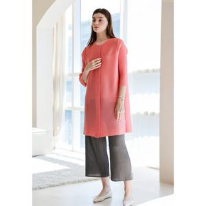 [요이츠]스트레이트 라인 롱 플리츠 가디건_YJ04WNPCT01PK1