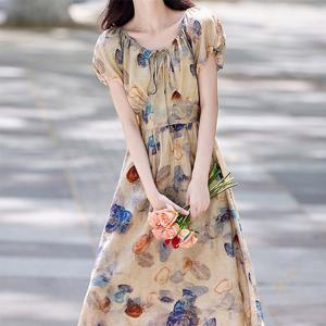 [패션시그널] 핏앤플레어 리본넥 원피스 38F891