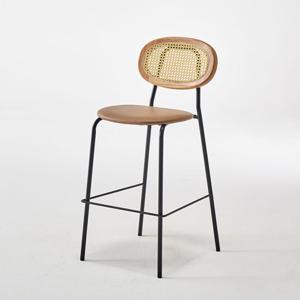 A9360 라탄 PU 홈바 의자