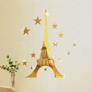 아트박스/진바스 포인트 아크릴 거울 밤하늘의 에펠탑 스티커