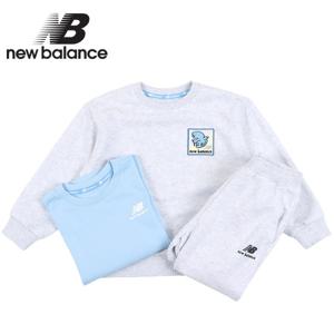 뉴발란스 키즈 3PCS 스웻 셋업(NK9YD1351U-AC)_멜란지 그레이