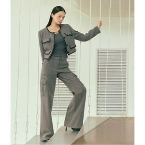 [에고이스트][HERITAGE] 포켓 포인트 라운드 크롭 자켓 EQ3WJ861