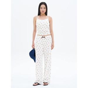 (165721AC11) [에잇세컨즈] 베어 파자마 롱기장 팬츠  화이트