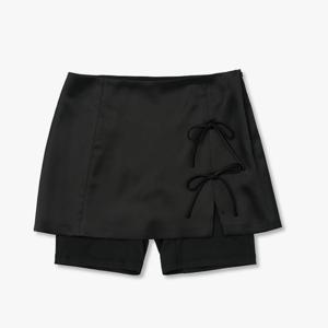 [플랙진]여성 레이어드 바이커 팬츠 스커트(PWTF2SKL67W)