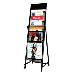 삼화 철제 카다로그스탠드 규격 CS-308S 1열 4단 A4 리플렛꽂이 리플렛거치대 잡지꽂이 카다로그꽂이 팜플렛꽂이