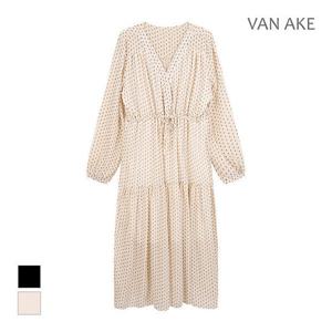 [반에이크][반에이크] 브이넥 패턴 롱원피스_VB35OPQ305Z (P0035