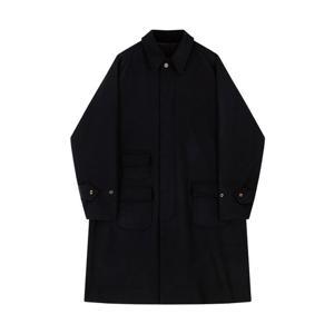 [벨리프]wool Raglan Balmacaan Coat (Navy)